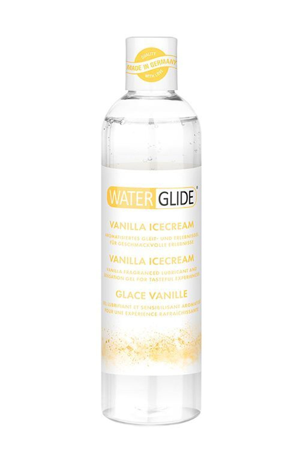 Лубрикант на водной основе с ароматом ванильного мороженого WATERGLIDE VANILLA ICECREAM - 300 мл.