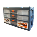 Сет для мелочей Expert 3 секции серо-свинцовый/оранжевый