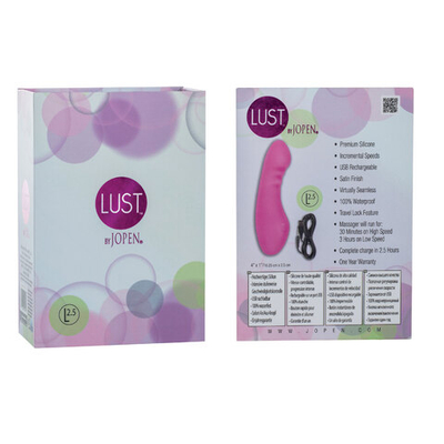 Розовый миниатюрный вибратор Lust by JOPEN L2,5