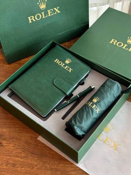 Набор Rolex (блокнот + ручка + зонт)