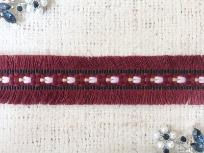 Тесьма текстиль бахрома, ш. 2,6 см