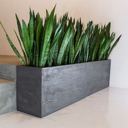 Кашпо VASE3 BREZENT GREY D40 H45