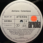 Adriano Celentano - Azzurro 2LP (Германия 1971г.)