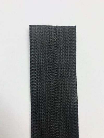 Молния спираль № 7 потайная рулонная, чёрный