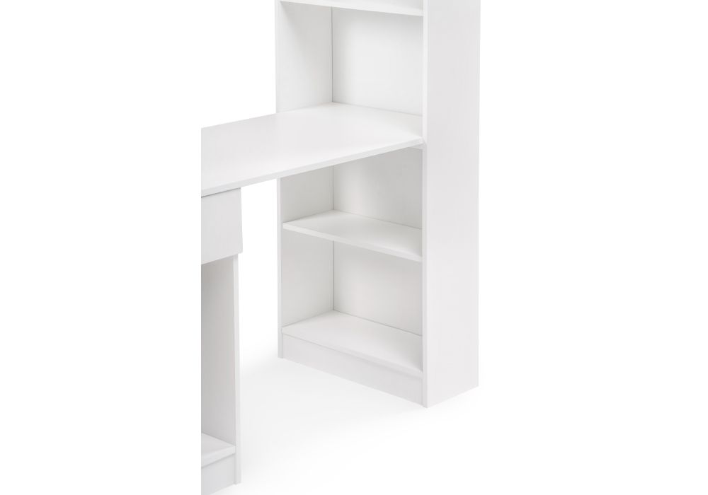 Письменный стол Лайт 10.01 115,3х58,2х179 белый гладкий 101