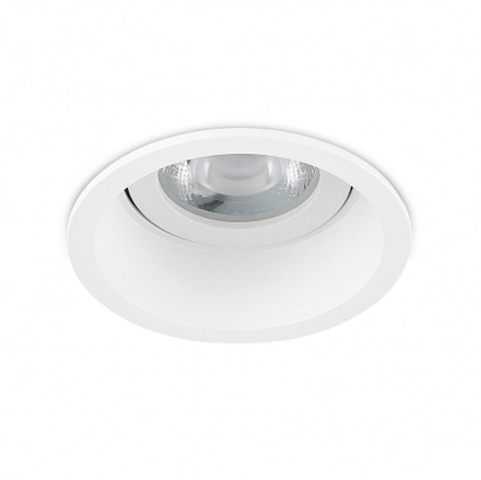 Светильник встраиваемый, поворотный круглый, 7Вт, 3000К, 670Лм, D84*H54мм, IP20, белый