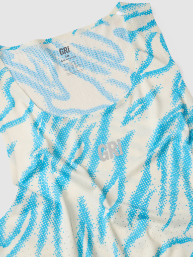 Майка мужская GRI Старт молочно-голубая