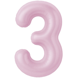 Цифры 102 "Цвета Розовый Зефир" слим (slim)