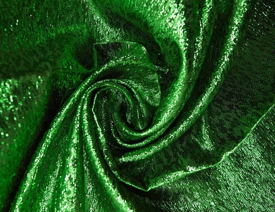 Ткань Парча, 81 гр/м2, 150 см, зелёный