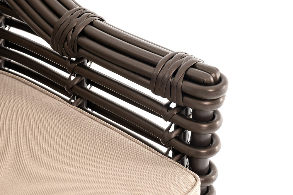 "Блисс" кресло из искусственного ротанга, цвет бронзовый