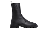 CELINE Cow Leather Ankle Boots Women"s Black