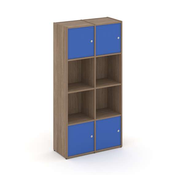 Locker plus Комплект №5 LK.K-005 Дуб Аризона/Синий 798*350*1593