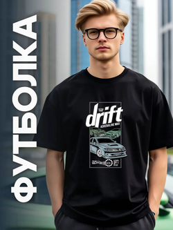 Футболка мужская y2k с принтом машиной