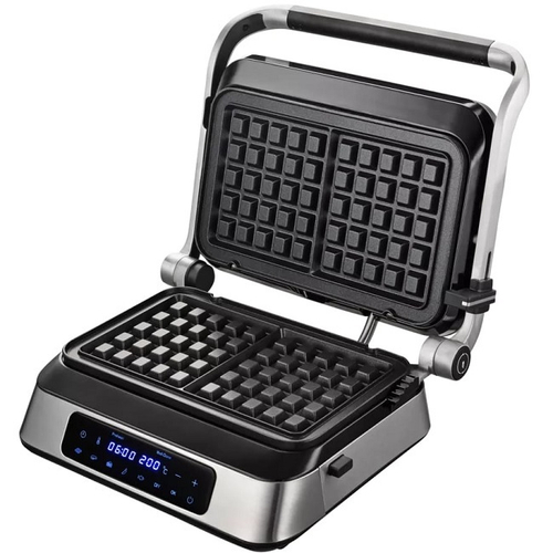 Электрогриль Polaris PGP 3013, 1800 Вт, металл/сталь, серебристый