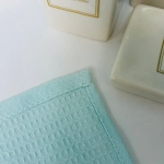 Полотенце вафельное 30*60см «Waffle» плотность 220гр/м, цвет мятный 05000