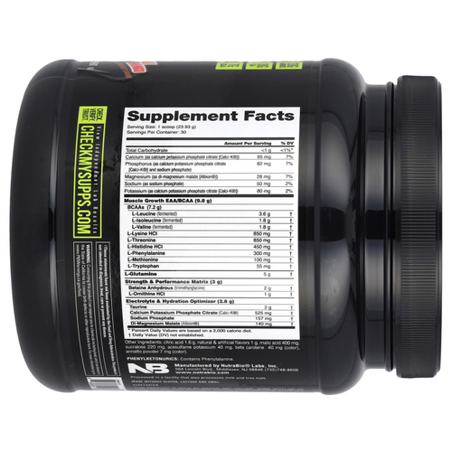 NutraBio, Intra Blast, заряд аминокислот во время тренировки, со вкусом апельсина и манго, 718 г (1,6 фунта)