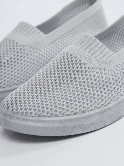 Мокасины летние текстильные
