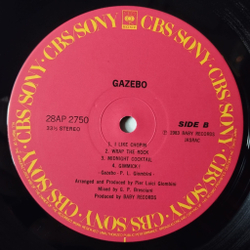 Винтажная виниловая пластинка LP Gazebo (Japan 1984) (Obi) Wrap The Rock
