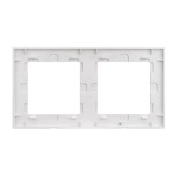 Рамка стеклянная FRM-GLARE-GS-2-WH (Arlight, -) 043796