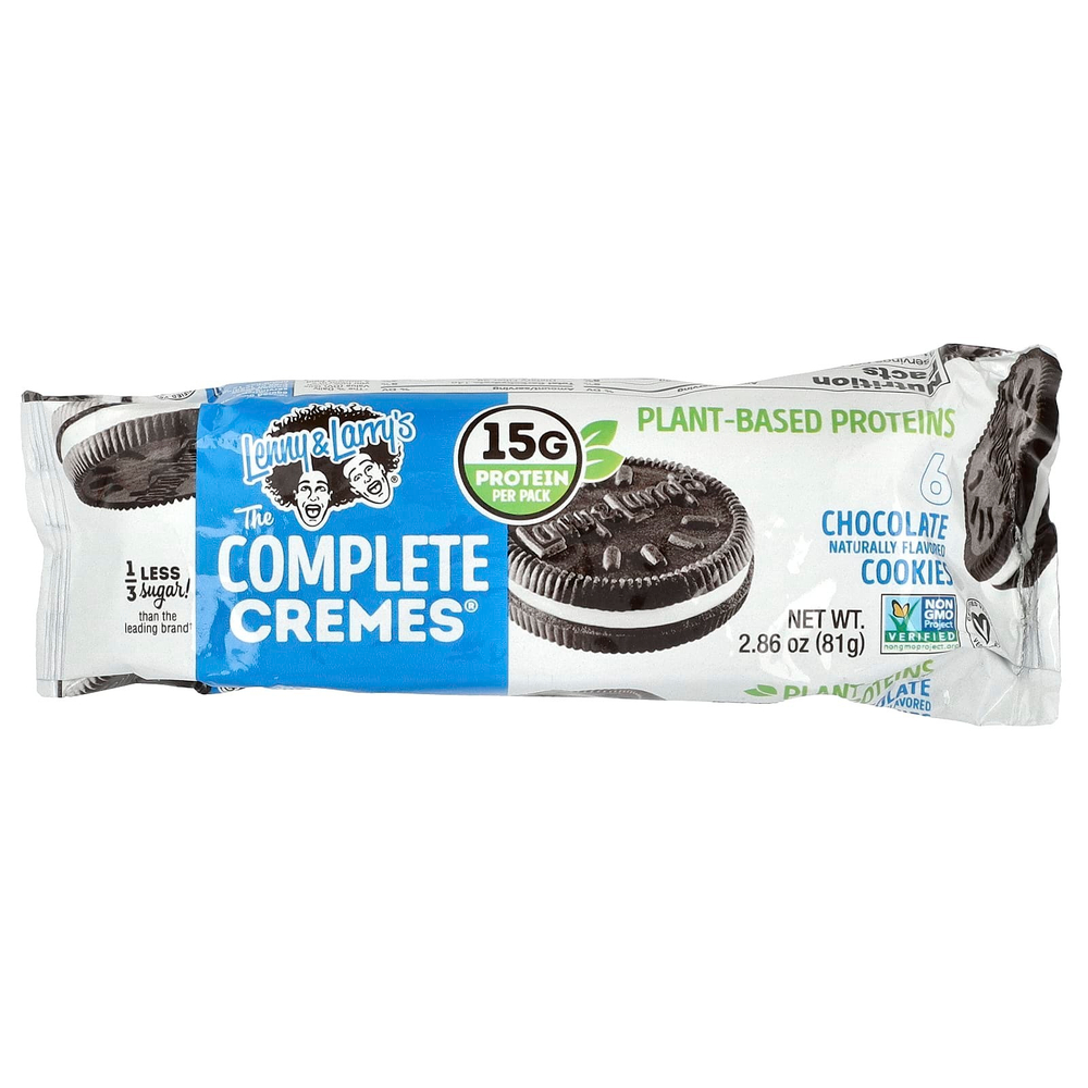 Lenny & Larry's, The Complete Cremes®, сэндвич-печенье, с шоколадом, 12 пакетиков по 81 г (2,86 унции)