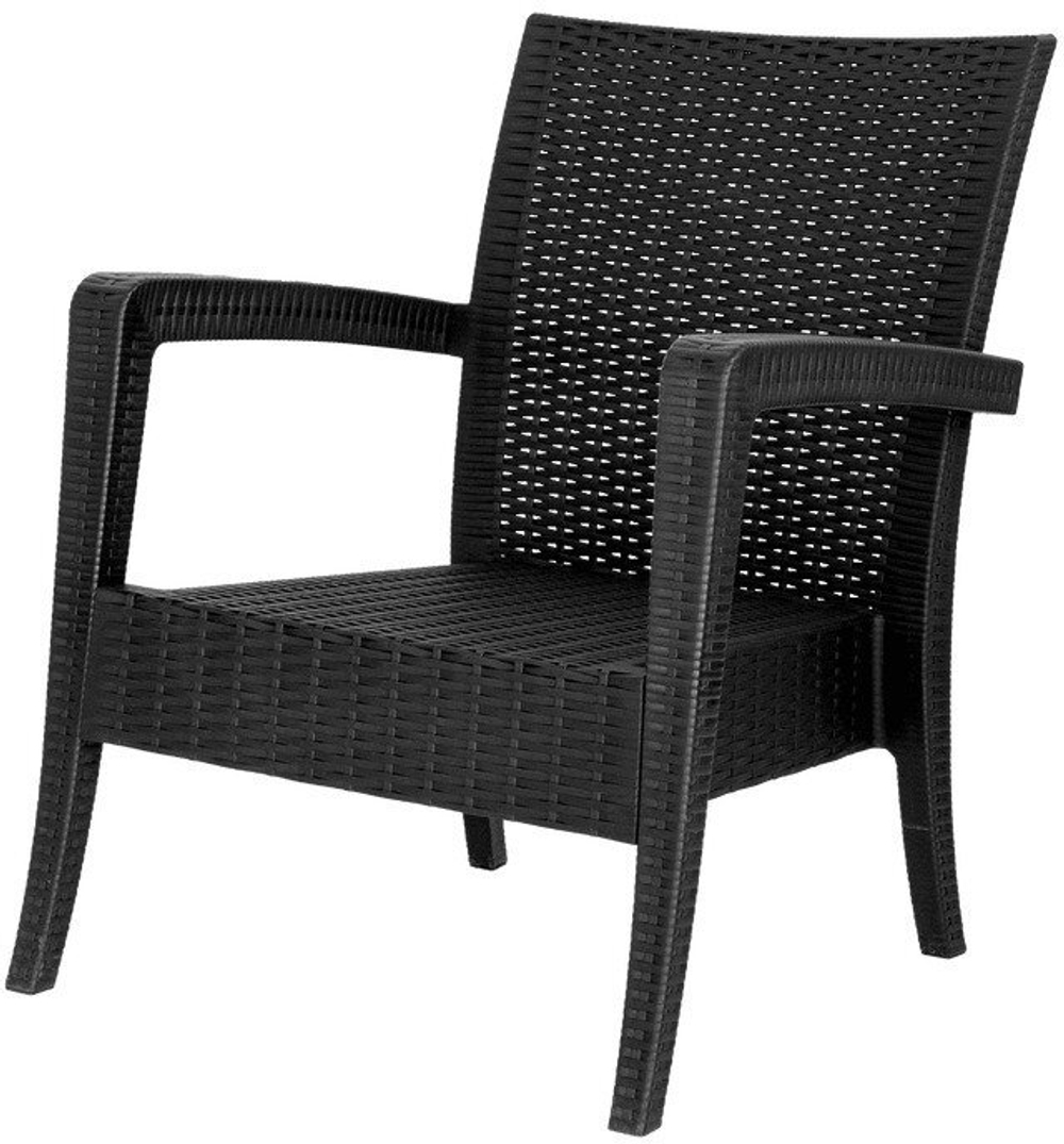 Кресло-диван Rattan Ola Dom 76х89х72см антрацит