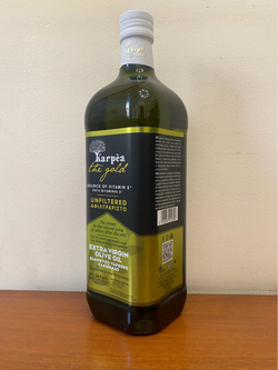 Оливковое масло нефильтрованное Karpea the Gold Unfiltered Extra Virgin 1 л, Греция