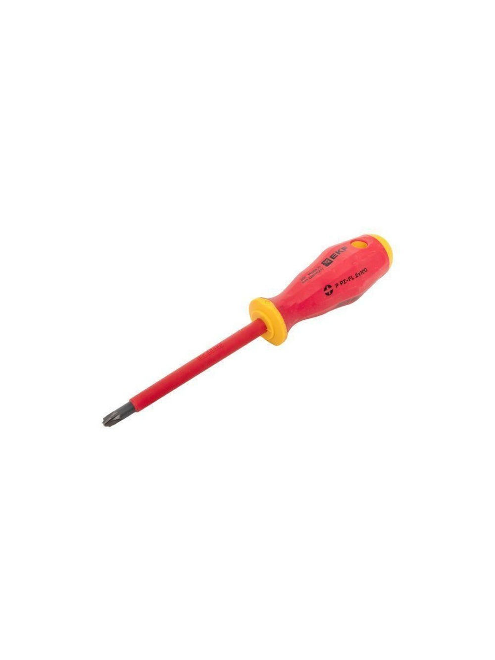 Отвертка Professional PZ-FL2х100мм VDE 1000В EKF pz-fl-2-100-pro-in