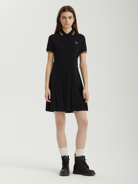 Платье-поло Tipped Pleated Tennis