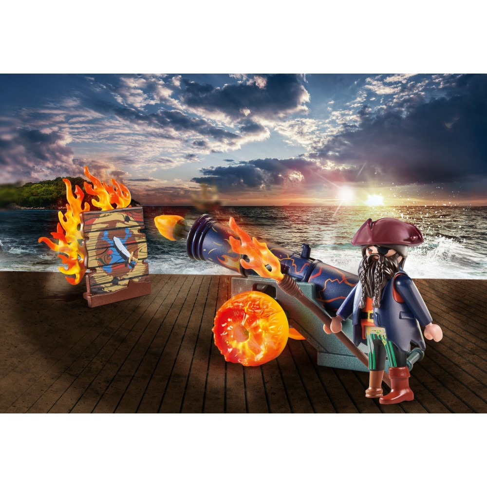 Playmobil - Pirates Пират с пушкой 71189