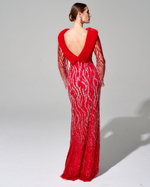 Платье "Зинаида" с меховой отделкой