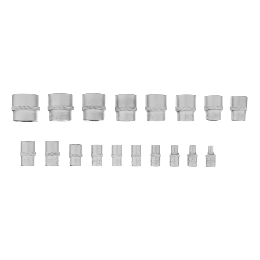 Набор торцевых головок с трещоткой, 1/4"и 3/8", 44 предмета Stels