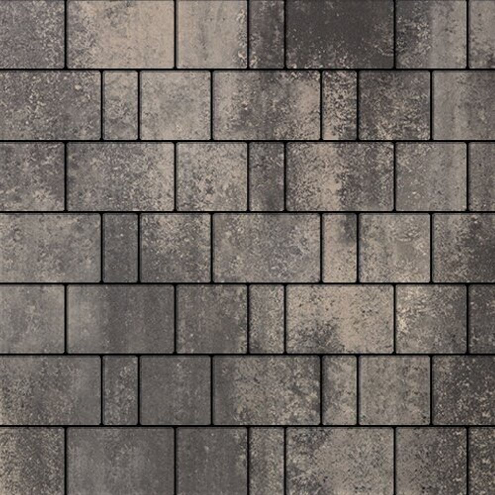 Тротуарная плитка Бельпассо, 40 мм, ColorMix Нокс, гладкая