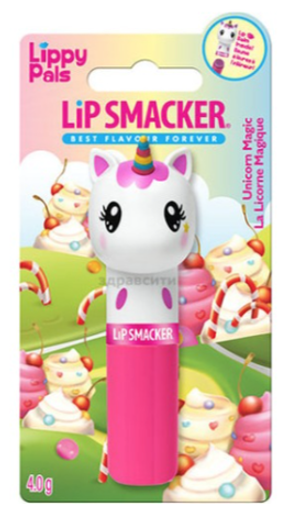 Lip Smacker Бальзам для губ Unicorn Unicorn Magic c ароматом Магические сладости, 4 г