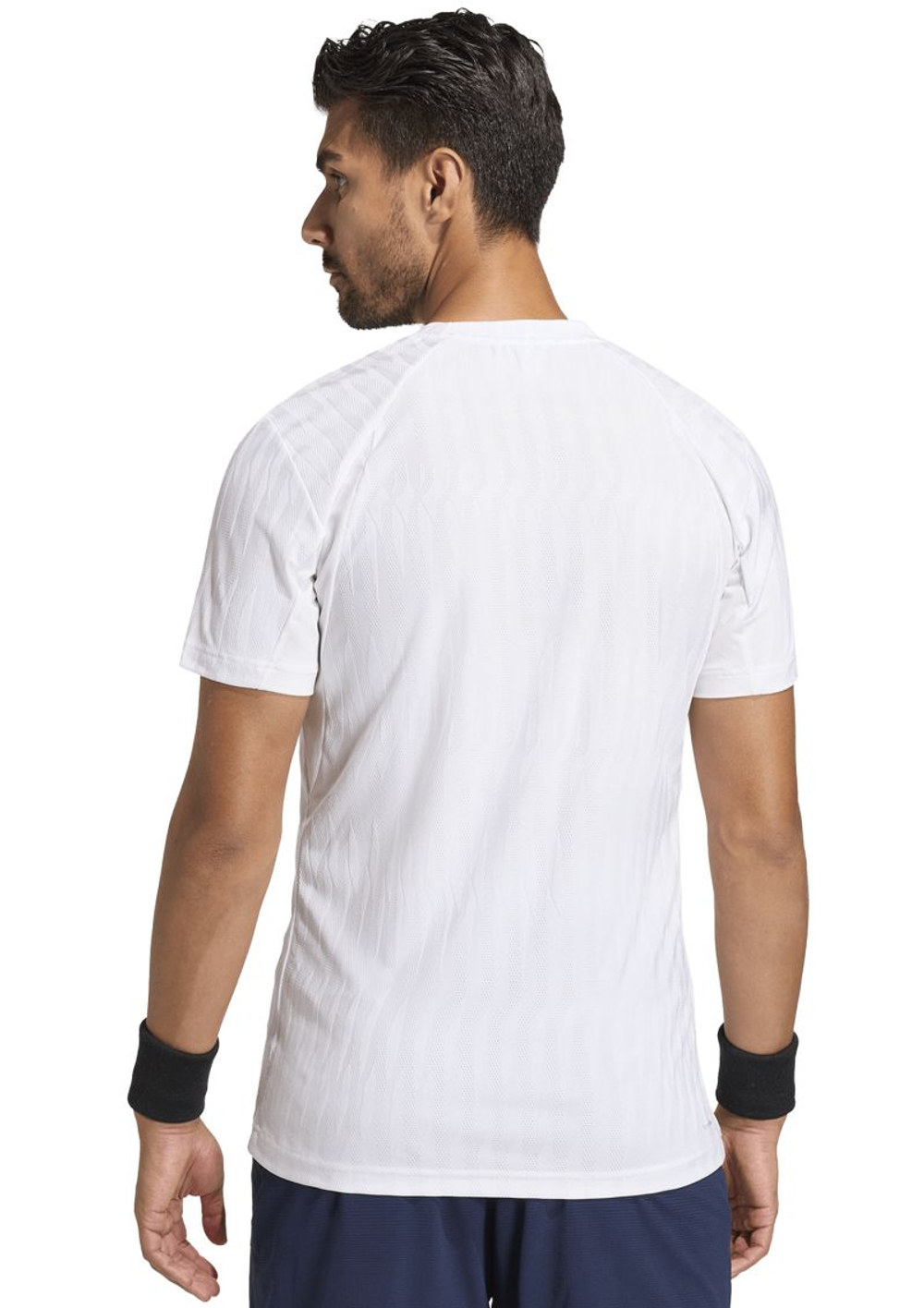 Мужская теннисная футболка Adidas Climacool+ Freelift Airchill - white