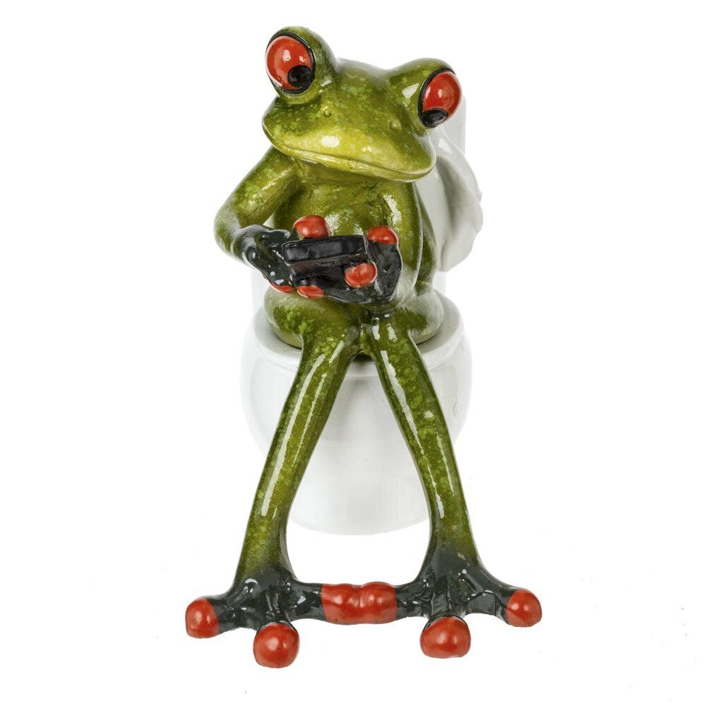 GAEM Фигурка декоративная "Лягушка", L12,5 W7 H10,5 см