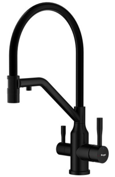 Смеситель для кухни со съемным изливом на магните и подключением фильтра питьевой воды R81.62.06