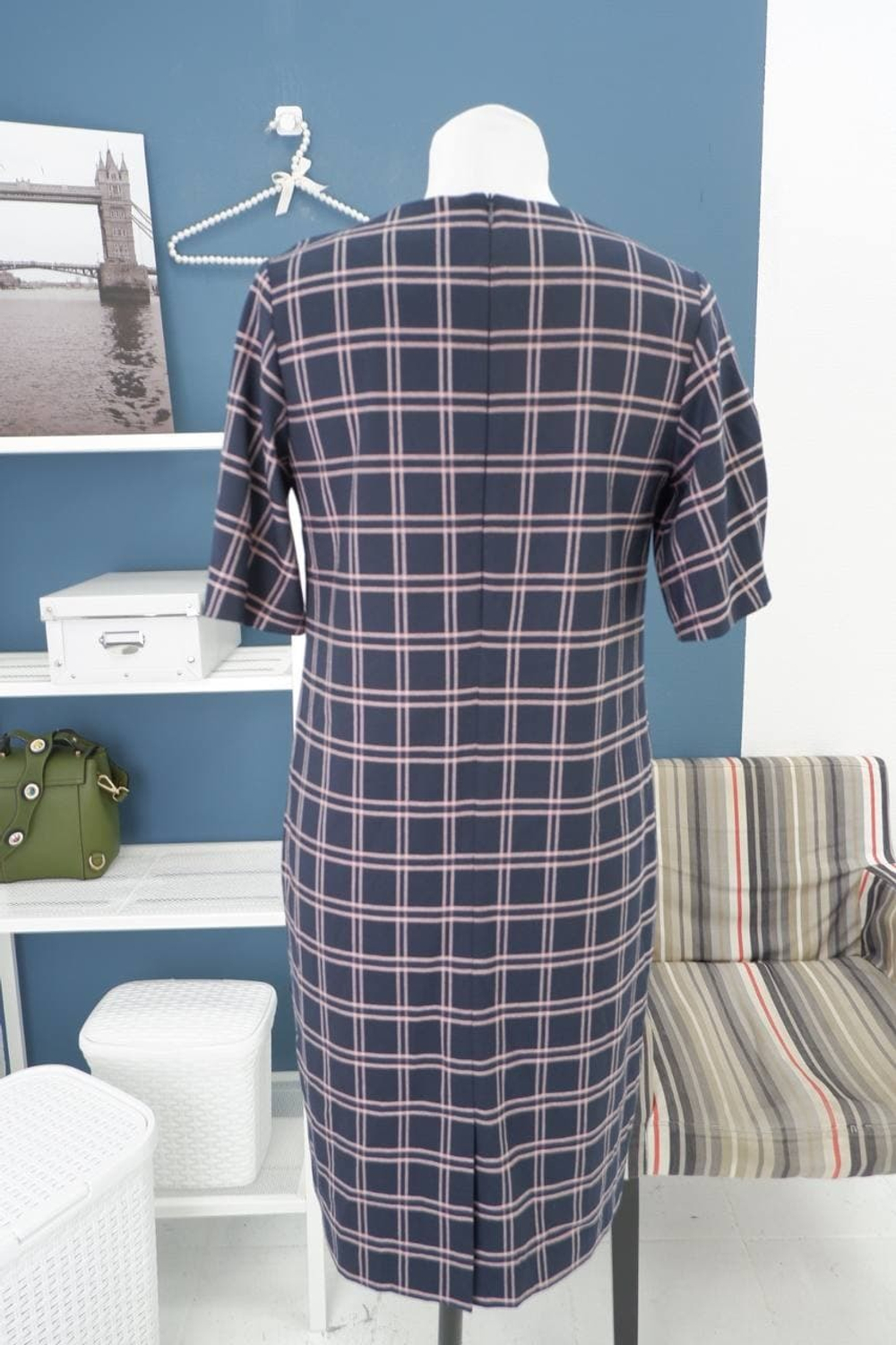 Платье DENIZA в клетку 44 размер, новое