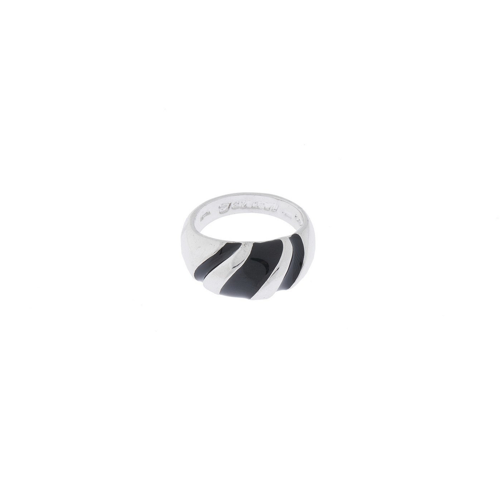 "Гейб" кольцо в родиевом покрытии из коллекции "Cosmo" от Jenavi