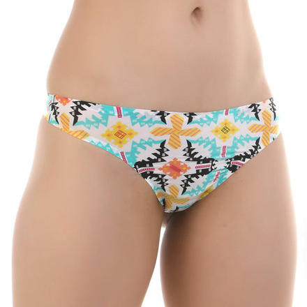 Женские трусы стринги с разноцветным принтом ROMEO ROSSI RR1506-3