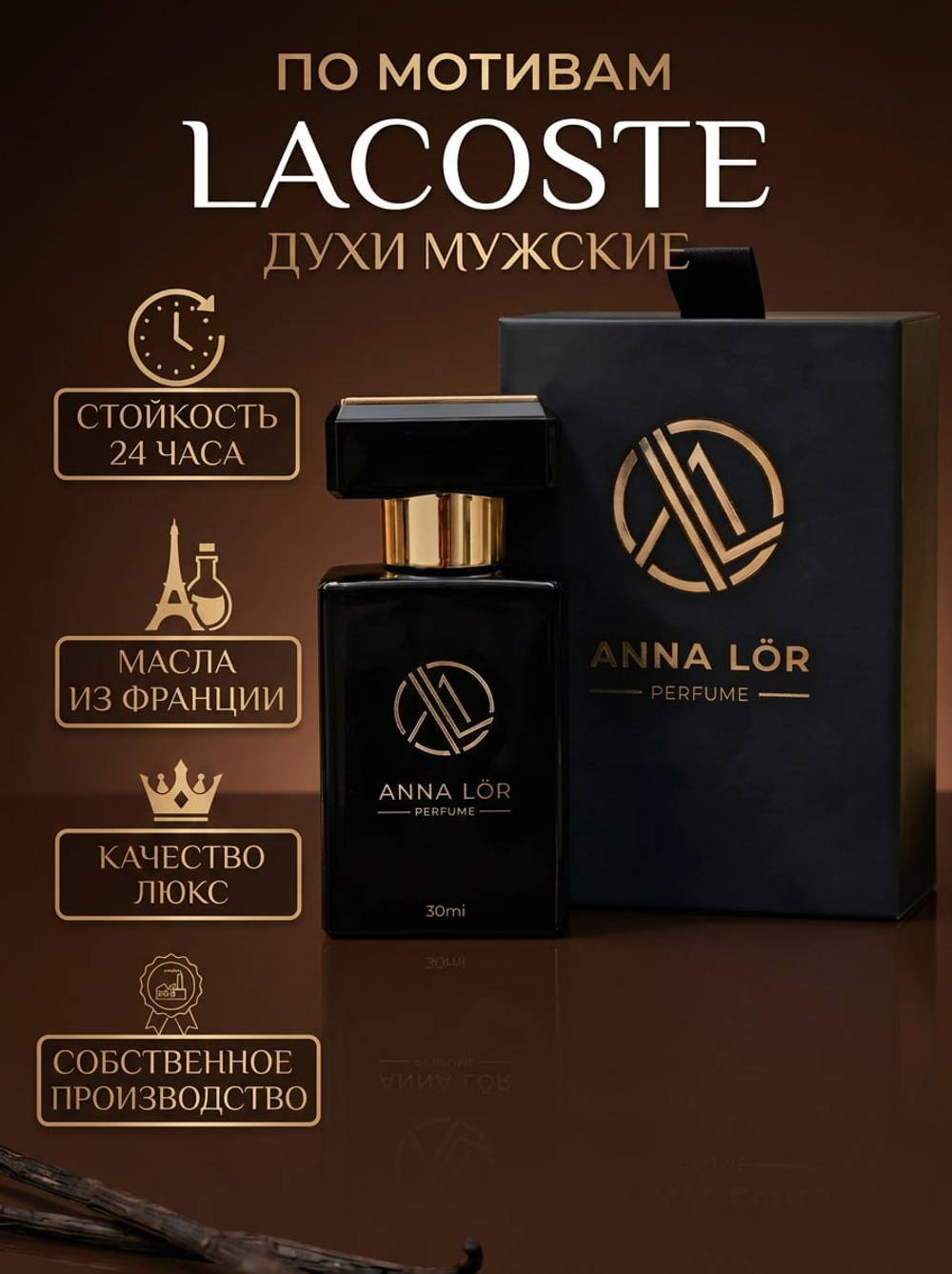 Духи мужские по мотивам Lacoste 30 мл