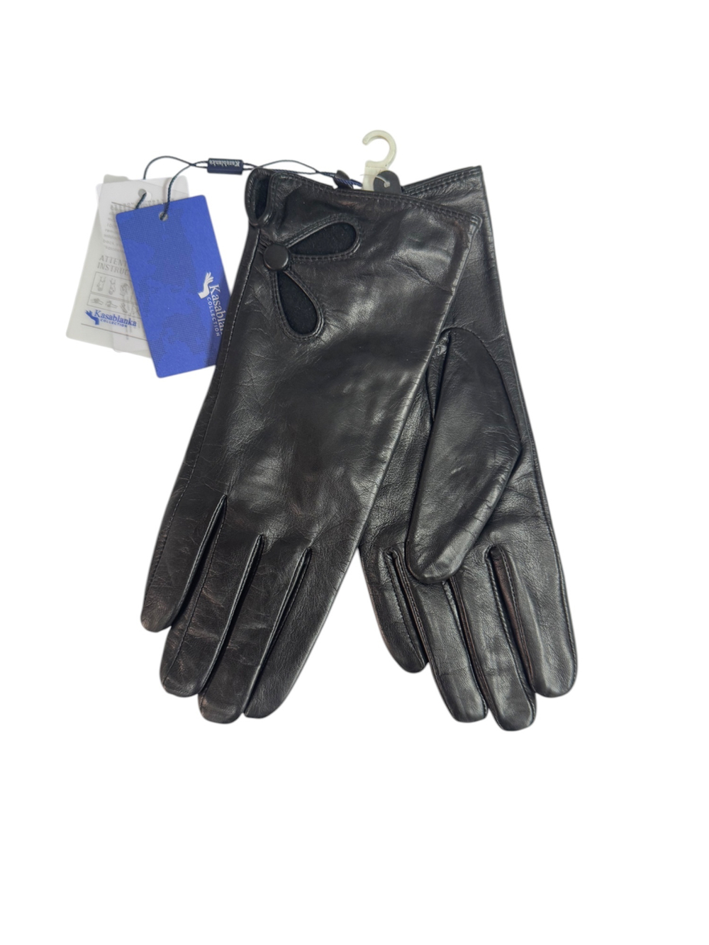 Перчатки.Женские.Кожаные.Люкс качества. Подклад: на шелке. Kasablanka. 5 шт в упаковке.