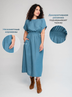 Платье женское летнее длинное из вискозы (повседневное, пляжное, городское)