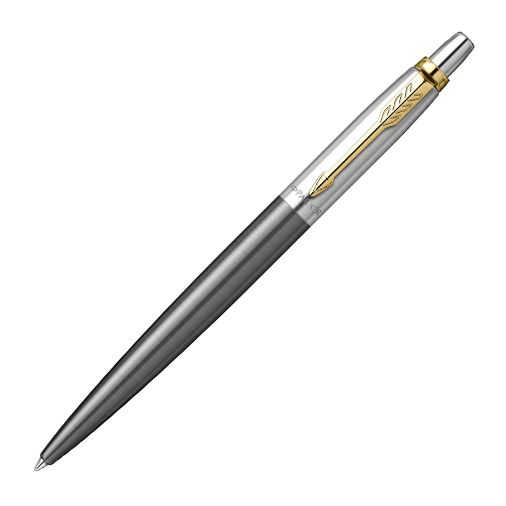 Шариковая ручка Parker Jotter Grey Core GT Mblue в подарочной коробке