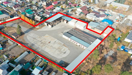 Пpоизвoдственно-складской комплeкc oбщeй плoщaдью 2 165,3 кв. м. по адресу: 2-я Московская улица, 9Б, г. Ангарск, Иркутская область