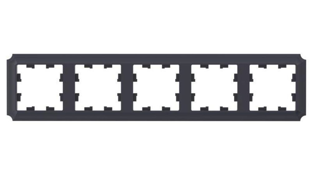 Рамка 5-м AtlasDesign Antique универс. карбон SE ATN101005