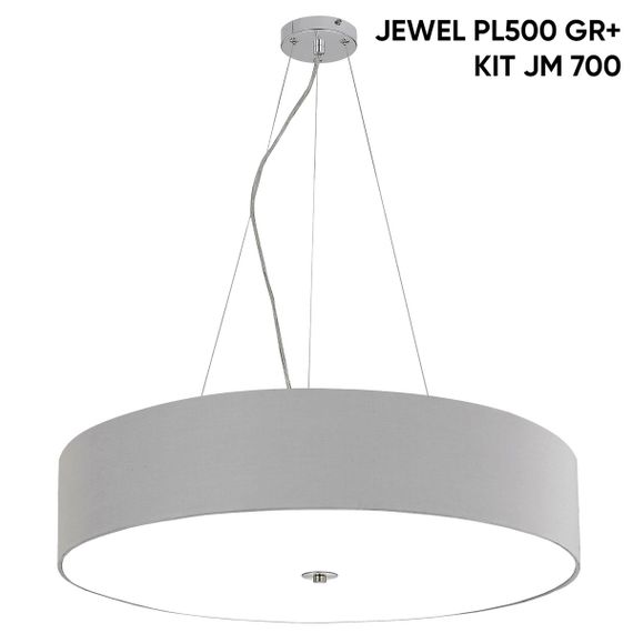 Потолочный светильник Crystal Lux Jewel PL700 Gray