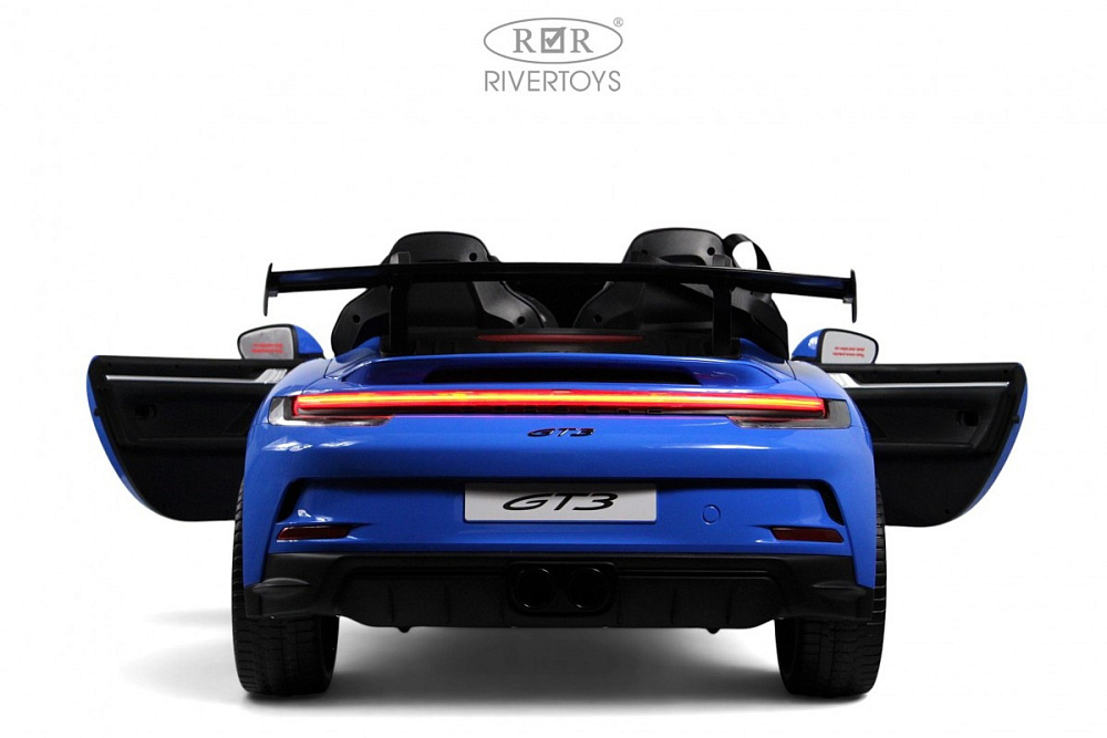 Детский электромобиль RiverToys Porsche 911 GT3 Y911YY Y911YY-BLUE-GLANEC/синий глянец