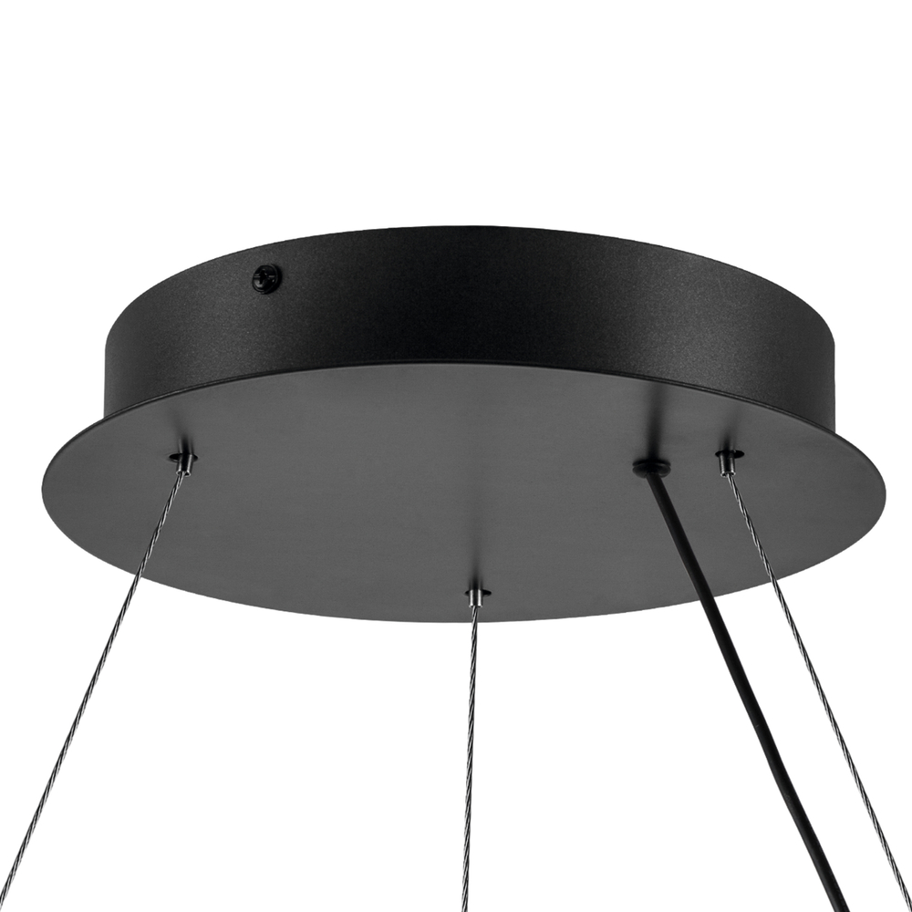 736367 Люстра ROTONDA 30W LED 2059LM 130G ЧЕРНЫЙ 3000K