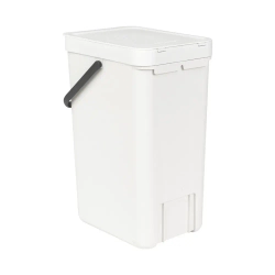 Brabantia Контейнер для мусора Sort & Go 16л белый