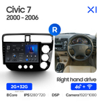 Teyes X1 9" для Honda Civic 7 2000-2006